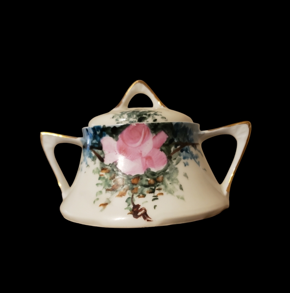 Z.S. & Co. Bavaria White Porcelain Lidded Sugar BOWL